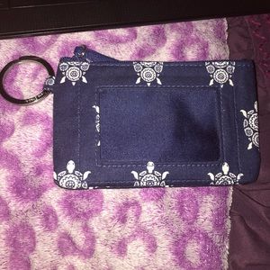 Vera Bradley Zip Id in Sea Turtles